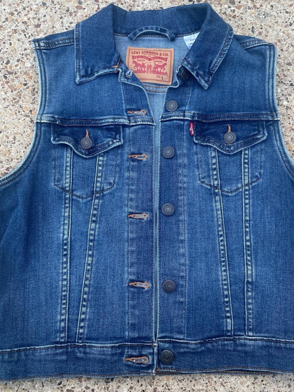 Ladies Levi’s Denim Vest Size S